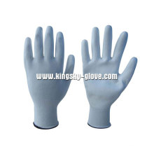 13G Nylon/Polyester Liner White PU Work Glove (5537)